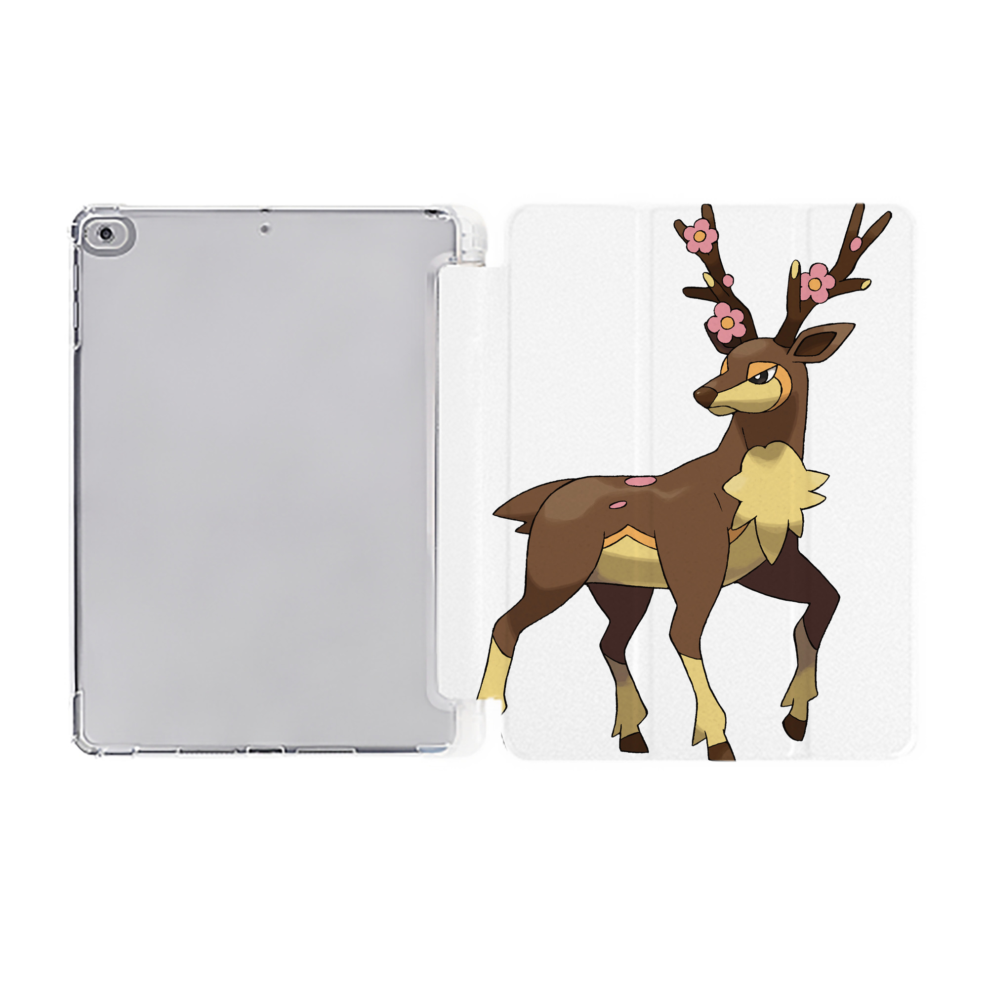 （画像用） ポケットモンスター Pokémon IPad ケース ペン収納付き 三つ折りスタンド PUレザー×シリコン 対応機種9.5/10.5/10.9インチ
